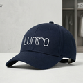 Luniro Premium Navy Blue Adjustable Cap